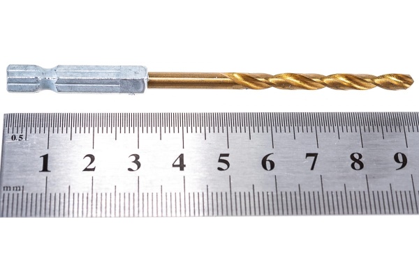 Сверло по металлу (4х95х43 мм; HEX1/4; Р4М3) MATRIX 717402 Сверло по металлу (4х95х43 мм; HEX1/4; Р4М3) MATRIX 717402
