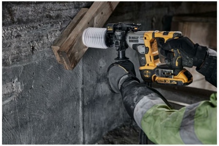 Бесщеточный перфоратор DEWALT 18 В XR, SDS-Plus, 2 батареи POWERSTACK и зарядное устройство DCH172E2T-QW