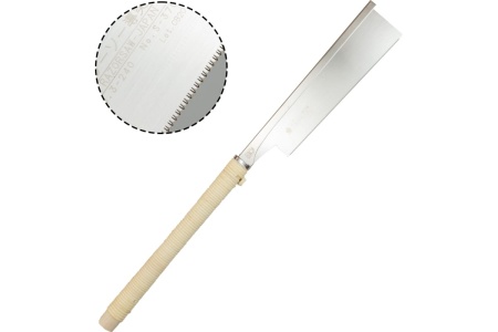 Обушковая японская пила Mikitool Gyokucho Dozuki Noko 240мм, шаг 1,0мм, деревянная рукоять М00020329