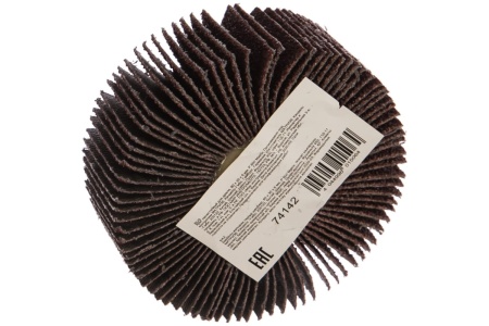 Круг лепестковый (80x30x6 мм; P60) для дрели MATRIX 74142