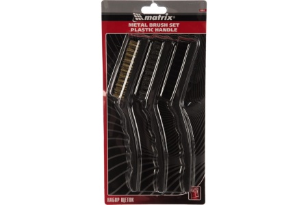 Набор больших металлических щеток 3 шт. MATRIX 74863