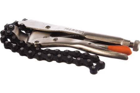 Цепной зажим с фиксатором HARDEN макс. захват 63 мм 560633