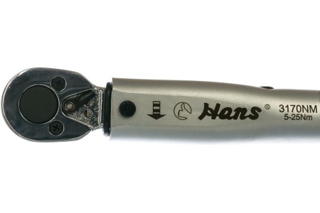 Динамометрический ключ Hans 5-25Nm 3/8" 3170NM