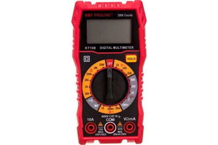 Цифровой мультиметр КВТ KT 108 PROLINE 86324