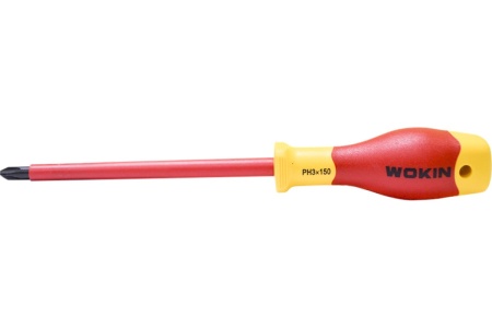 Диэлектрическая отвертка крестовая Wokin ph3x150 мм 1352861