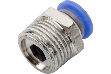 Фитинг для пластиковых трубок (8 мм; 3/8М) ROCKFORCE RF-SPC08-03