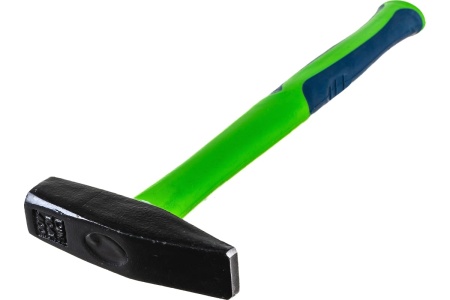 Слесарный молоток СИБРТЕХ 400 г, фибергласовая обрезиненная рукоятка 10321