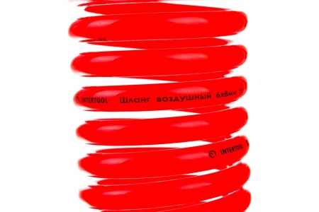 Шланг спиральный с быстроразъемными соединениями (5 м; 6x8 мм; 15 бар; ПВХ) INTERTOOL PT-1703