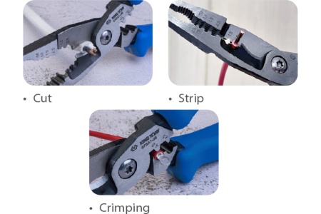 Многофункциональные пассатижи электрика KING TONY 67BA1-08