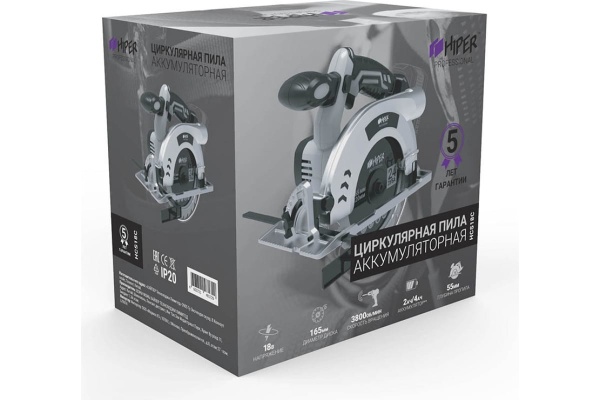 Дисковая аккумуляторная пила REDVERG RD-CS18-50/U без аккумулятора, без з/у 6680794