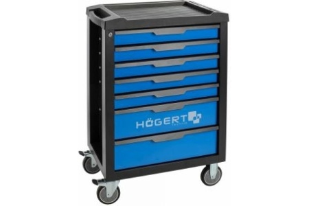 Тележка для инструментов HOEGERT TECHNIK 7 ящиков HT7G048