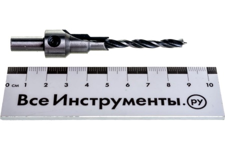 Сверло для мебельной стяжки 7х50 мм ПРАКТИКА 774-948