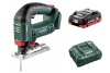 Аккумуляторный лобзик Metabo STAB 18 LTX 100 + 3.5 Ач LiHD + ЗУ T0335