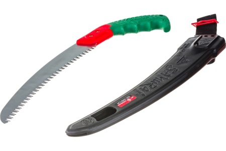 Пила с изогнутым полотном в чехле, с поясным креплением SAMURAI GC-240-LH