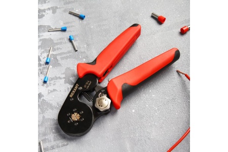 Кримпер для обжима штыревых наконечников REXANT HT 10-6 0.08-10.0 кв.мм с регулятором усилия 12-3210-1