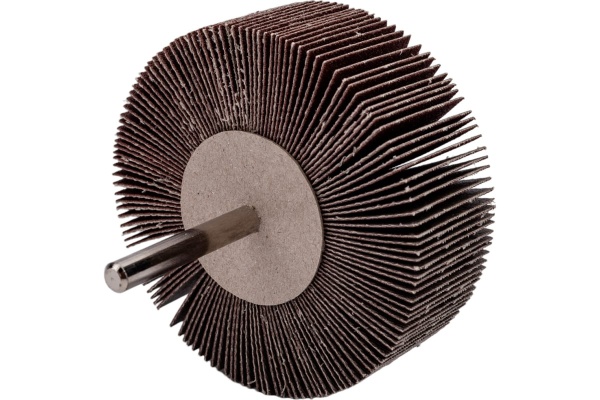 Круг шлифовальный лепестковый с оправкой на шпильке (80х30х6 мм; P120) MESSER 11-80-120