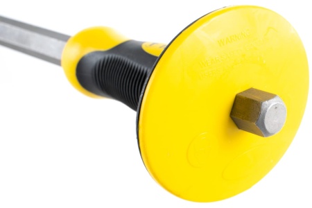 Зубило с пластмассовым фартуком для защиты руки TOPEX 03A170