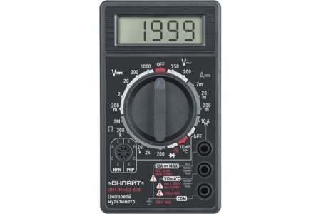 Мультиметр ОНЛАЙТ OMT-Mm02-838 82973