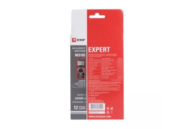 Цифровой мультиметр EKF MS18C Expert In-180701-pm18C
