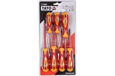 Набор диэлектрических отверток YATO 7 шт YT-2828