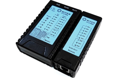 Тестер кабеля 5Bites UTP, STP, TEL, POE, PLUG TEST LY-CT004