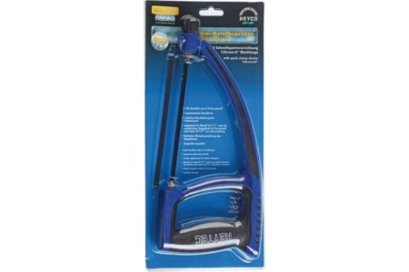 Мини ножовка по металлу HEYTEC 24 TPI c полотном по пластику/дереву 18 TPI 150 мм HE-50816120000