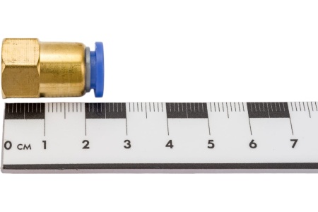 Фитинг металлический 8 мм - внутренняя резьба 1/4" Pegas pneumatic 5204