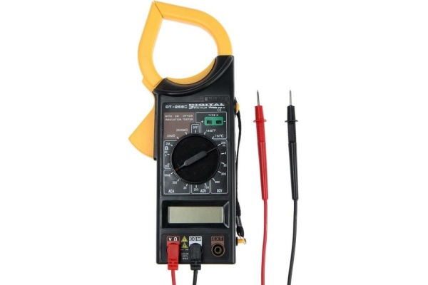 Токовые клещи ТУНДРА 266C, ACV/DCV, ACA, изоляции 20-2000MΩ 0-750C 2768110