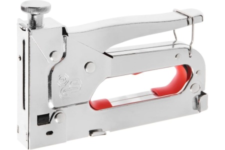 Степлер ТУНДРА мебельный регулируемый, металлический корпус, тип скоб 53, 4 - 14 мм 1550269