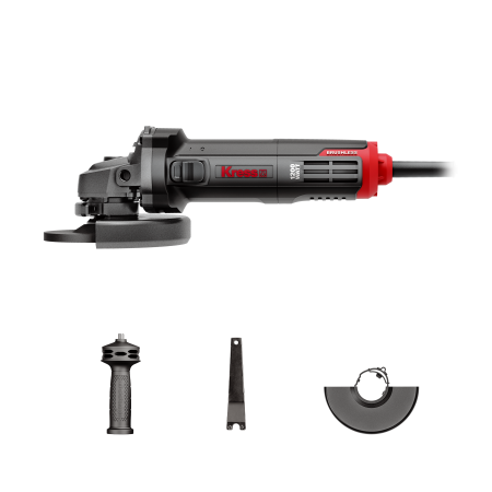 Углошлифовальная машина бесщеточная KRESS KUS26, 1200Вт, 125мм, коробка