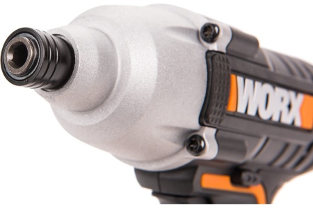 Ударный аккумуляторный винтоверт WORX 20 В, 1х2Ач, кейс WX291