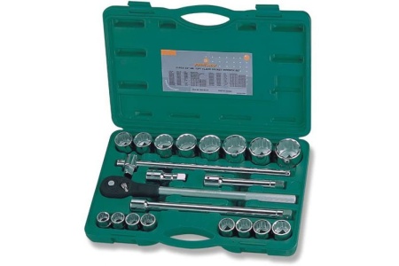 Набор торцевых головок дюймовых (3/4"DR; 7/8"-2"; 22 предмета) Jonnesway S04H6622S (S04H6422S) 48502