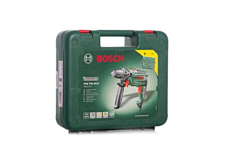 Ударная дрель Bosch PSB 750 RCE + 19 шт. TiN Wrap 0.603.128.504