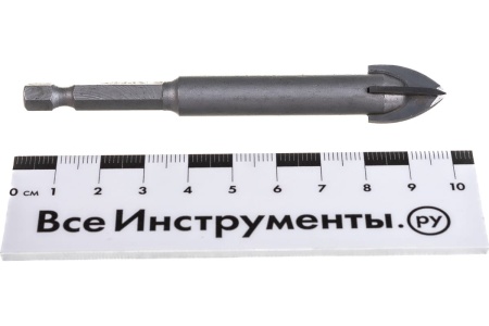 Сверло по стеклу и кафелю ЗУБР Профессионал 4-х резцовый, 14 мм, шестигранный хвостовик 29845-14_z01