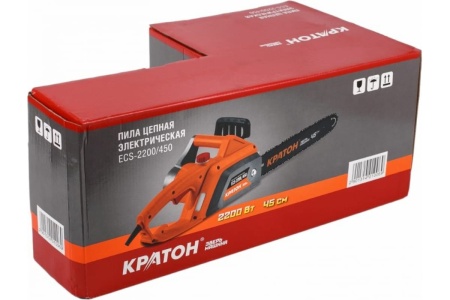 Электрическая цепная пила Кратон ESC-2200/450 3 14 01 006