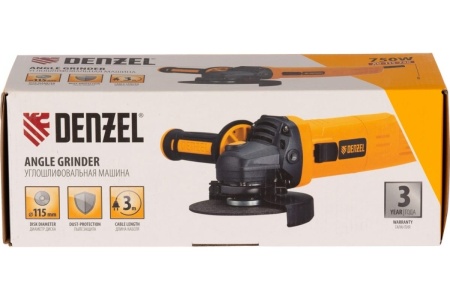 Угловая шлифовальная машина DENZEL AG115-750 26901