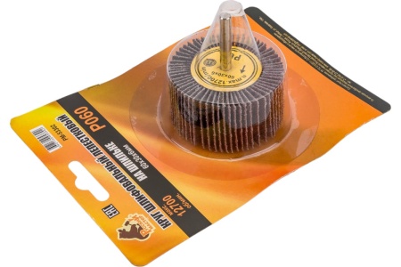 Круг шлифовальный лепестковый на шпильке (60х30х6 мм; P60) Русский Мастер РМ-53302