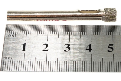 Коронка алмазная по стеклу и керамике (2 шт; 6 мм) ПРАКТИКА 777-222