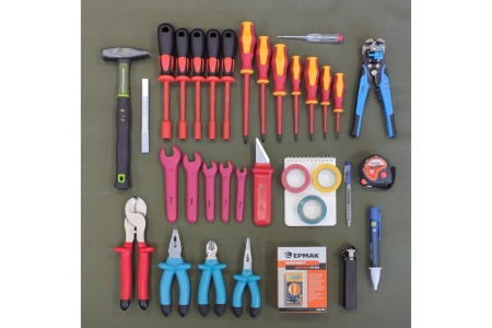 Набор изолированного инструмента электрика-релейщика Юртэкс НИР-СЦБ Профи