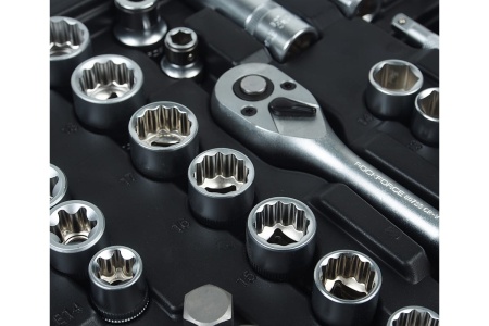 Набор инструмента ROCKFORCE 1/4",3,8",1/2" DR 6-гранный 4-32мм 172пр. RF-41723-5