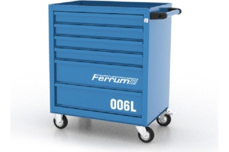 Инструментальная тележка FERRUM с 6 ящиками 02.006-5015