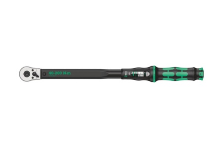 Динамометрический ключ с трещоткой WERA Click-Torque C 3 1/2, 40-200 Нм, L-510 мм WE-075622