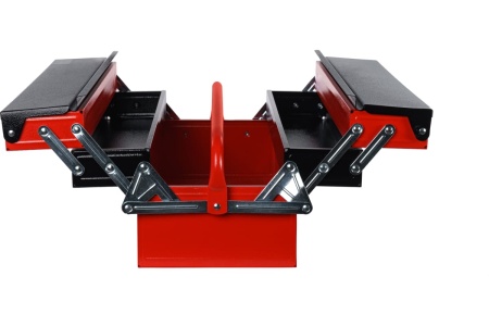 Ящик для инструментов ABC 5 секций, 560x200x200 мм AB1327B