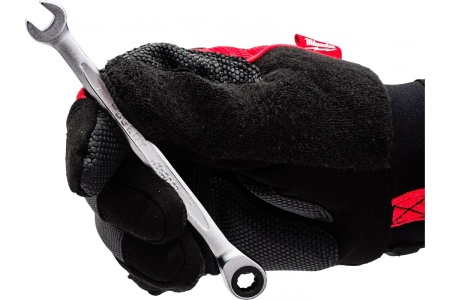 Комбинированный ключ HOEGERT TECHNIK трещоточный 7 мм, 72T, сталь CrV HT1R007