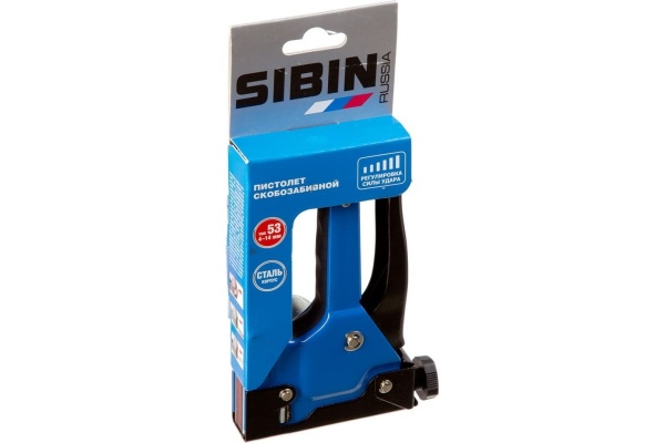 Стальной степлер тип 53 (4-14мм) СИБИН С-53 31535