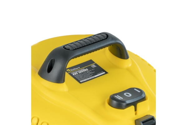 Строительный пылесос Kolner KVC 1800DS 1800Вт, объем бака 35л кн1800дсвц
