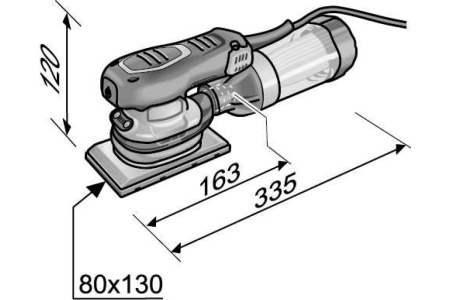 Компактная виброшлифовальная машина FLEX OSE 2-80 EC Set 468924