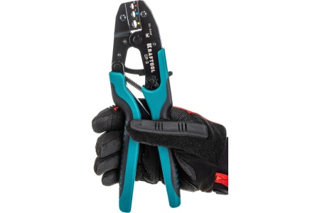 Пресс-клещи KRAFTOOL CP-3 0.5 - 6 мм2, для изолированных наконечников и соединительных муфт 45461-3