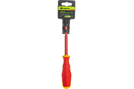 Диэлектрическая отвертка СИБРТЕХ PH2*100mm 12929