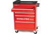 Инструментальная тележка IZELTAS PARTNER красная, с инструментами, 5 ящиков 8235006121-red